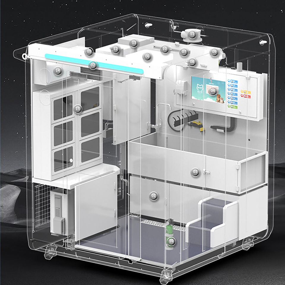PCS-Pro Premium Self-Service Pet Grooming Station