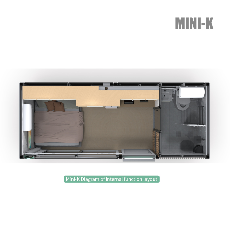 Mini-K Compact Space Capsule House