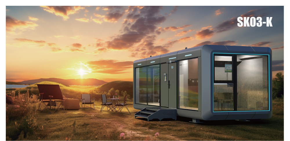 SK03-K larger space capsule house than Mini-K