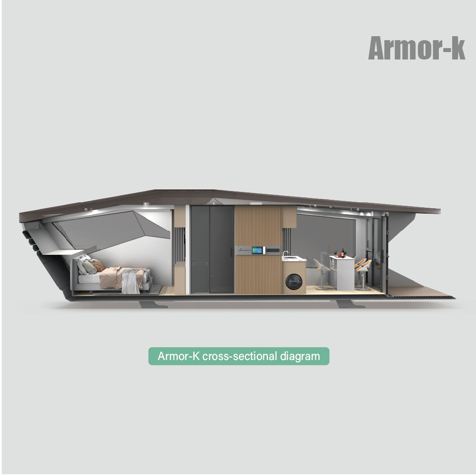 Armor-K Rugged Space Capsule House