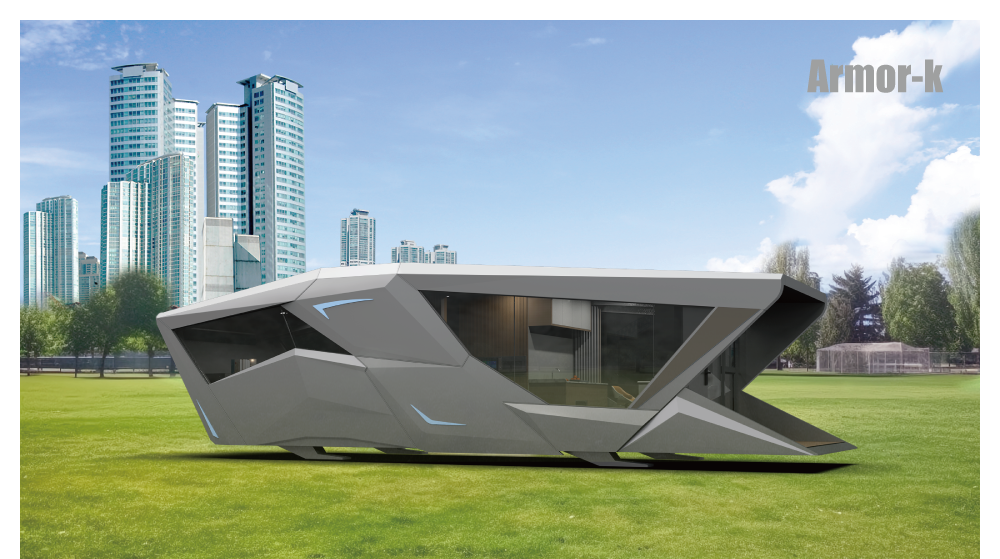 Armor-K rugged space capsule house