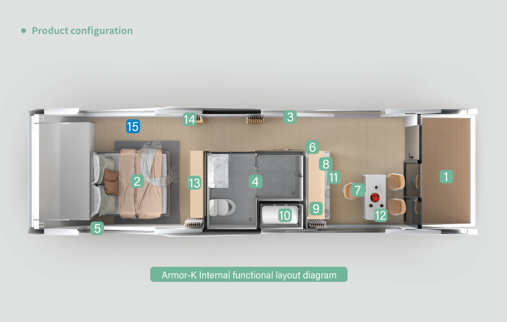 prefab capsule house for campsites