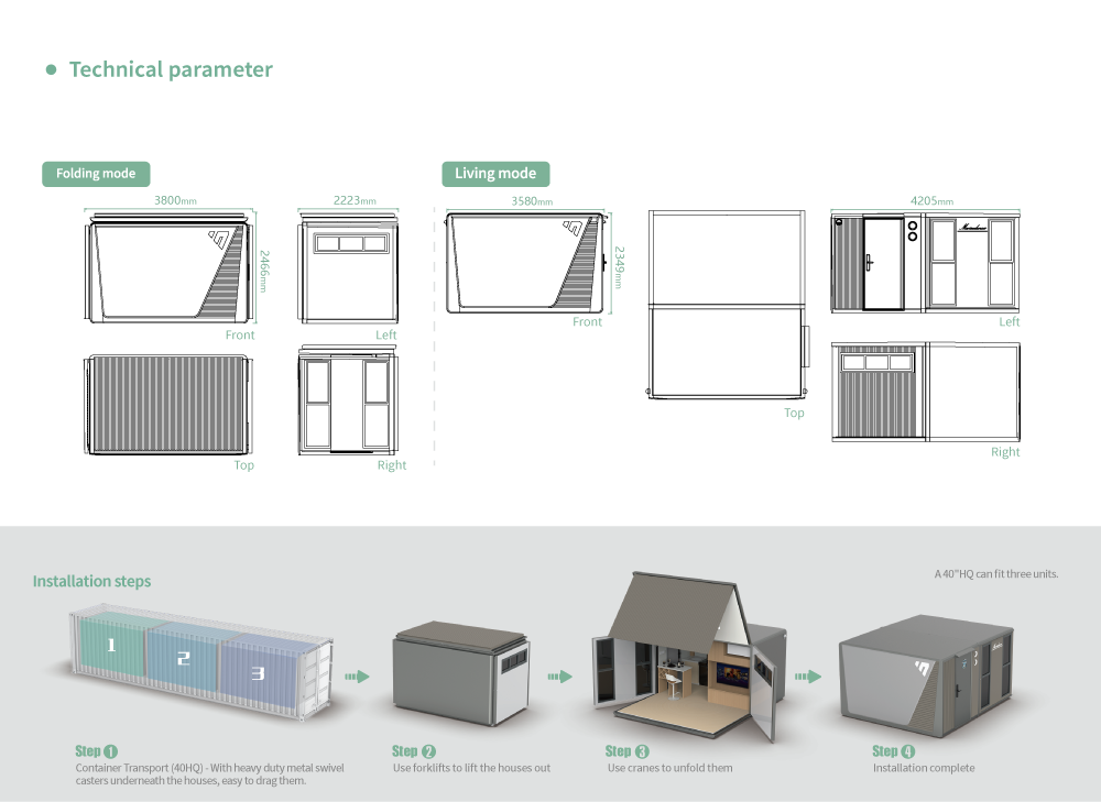 CI001 modular accommodation unit