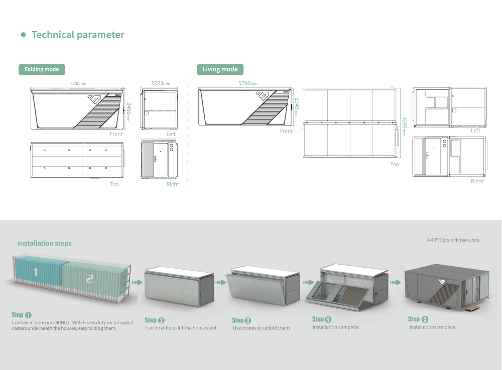 CI002 modular accommodation unit