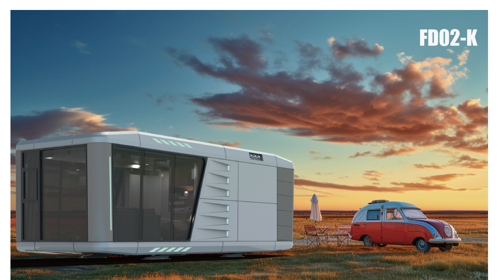FD02K compact capsule house exterior